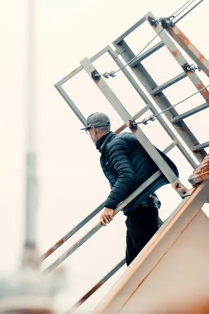 Contractor at work